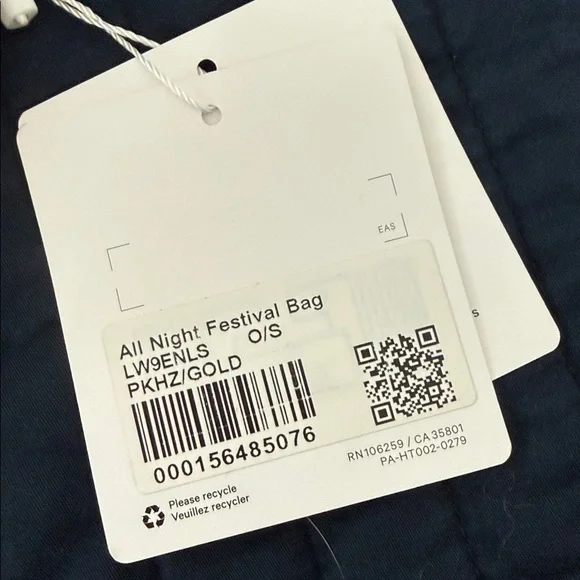 lululemon athletica all night festival bag NWT Pink Crossbody Bag - Picture 2 of 2